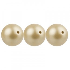 Swarovski Elements Perlen Crystal Pearls 4mm Vintage Gold Pearls 100 Stück